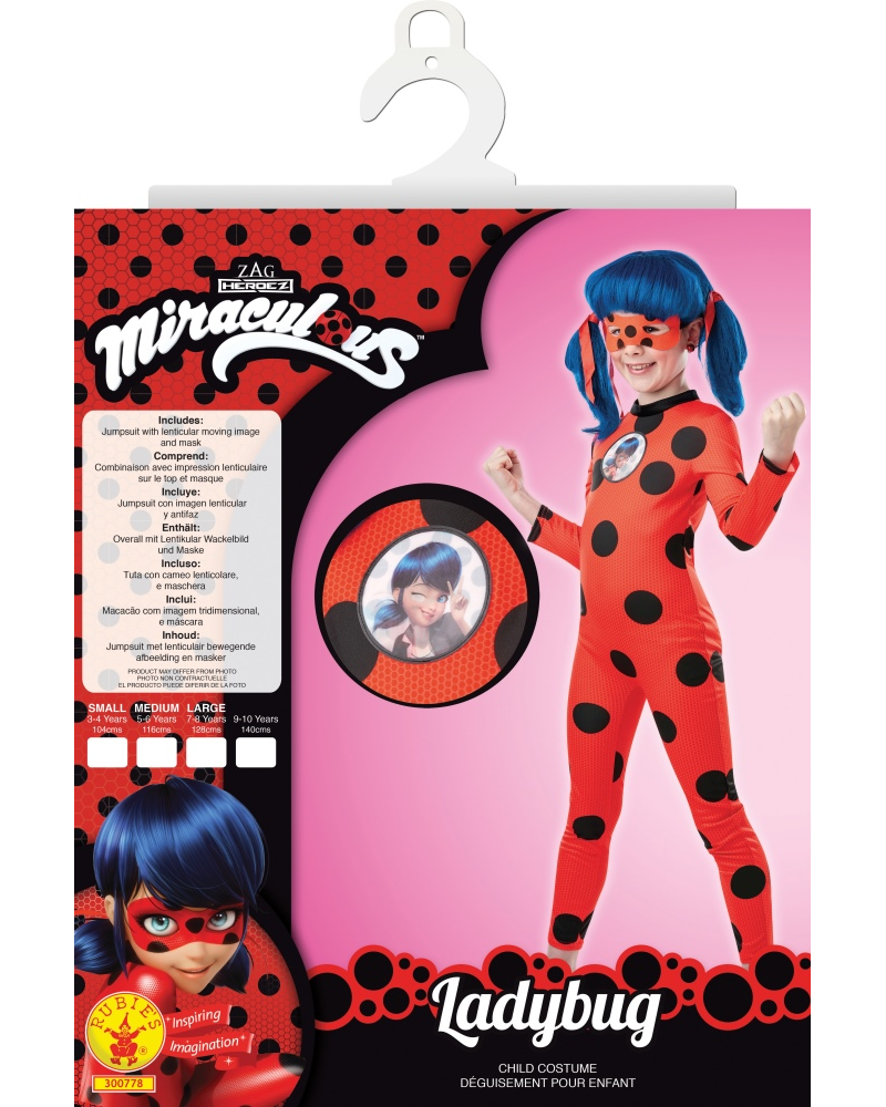 Déguisement Ladybug Tikki Miraculous - Taille L (7/8 ans)