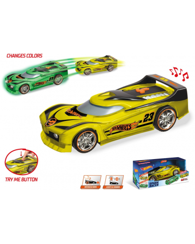 VEHICULE HOT WHEELS SON LUMIERE 24CM