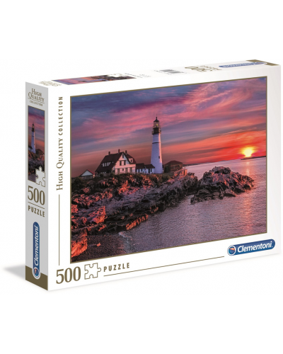 Puzzle 500 pièces - Phare de Portland