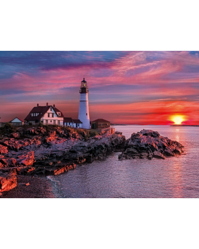 Puzzle 500 pièces - Phare de Portland