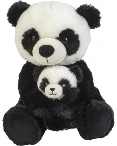 PELUCHE PANDA 30CM ET BEBE