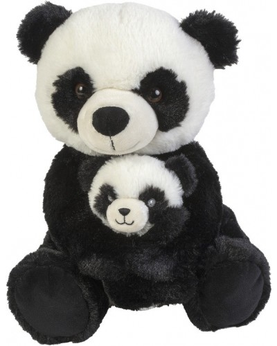 PELUCHE PANDA 30CM ET BEBE