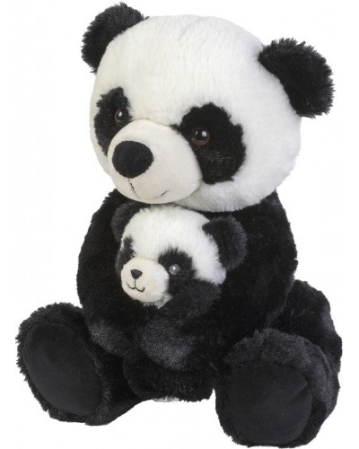 PELUCHE PANDA 30CM ET BEBE