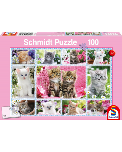 Puzzle 100 Pièces - Chatons