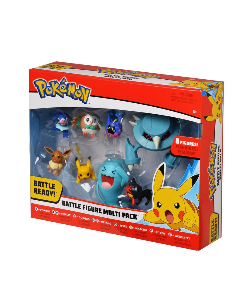 Pack 8 figurines Pokémon