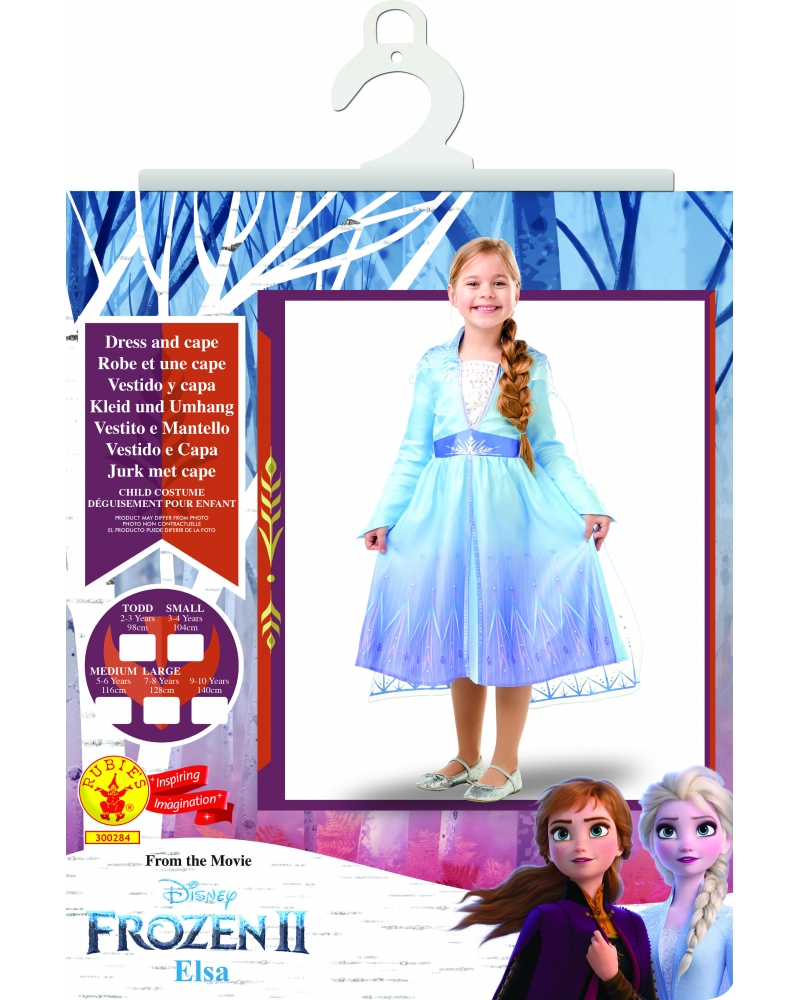 Déguisement classique Elsa La Reine des neiges 2 taille L