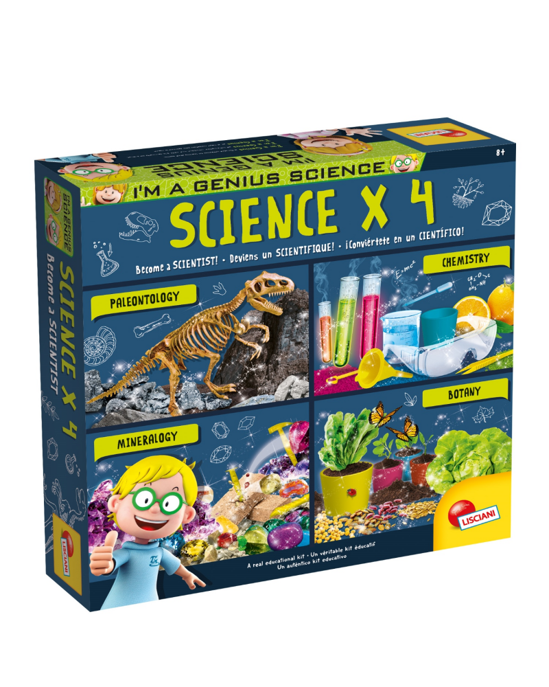 Coffret 4 expériences Science - I'm a Genius