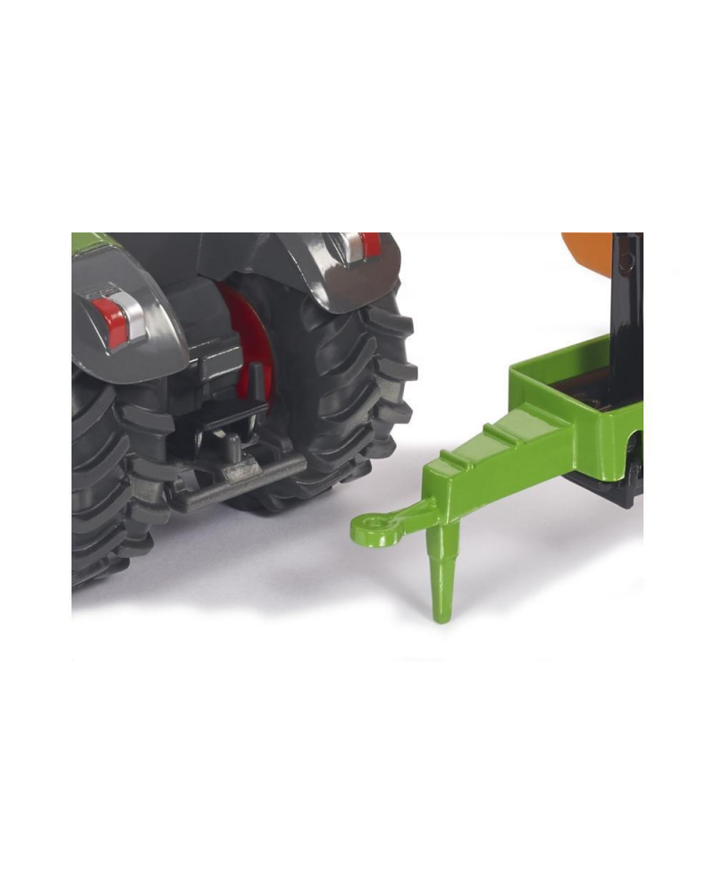 Fendt avec benne sur crémaillère déposable