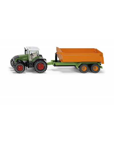 Fendt avec benne sur crémaillère déposable