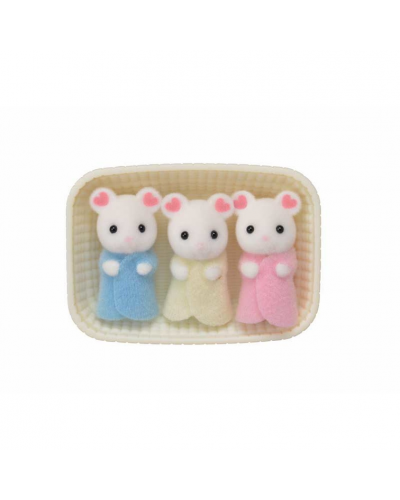 Les triplés souris marshmallow