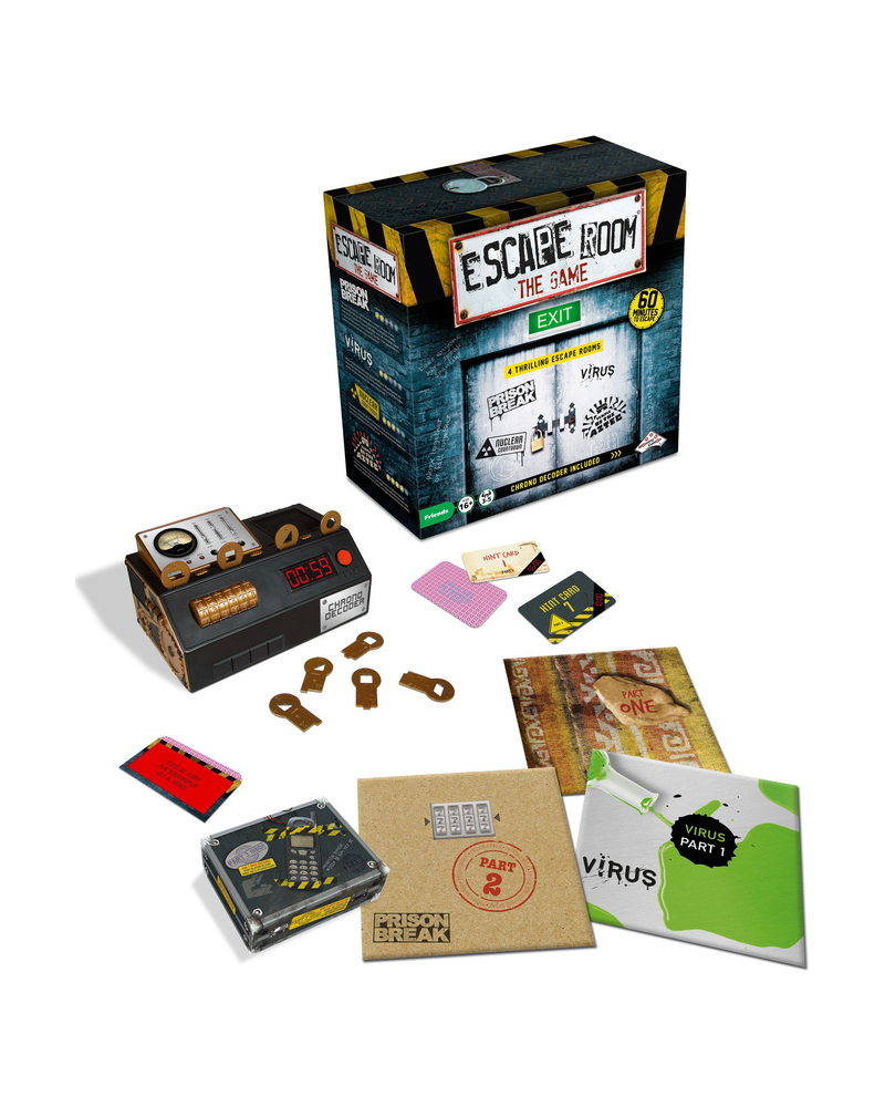 COFFRET 4 JEUX ESCAPE GAMES