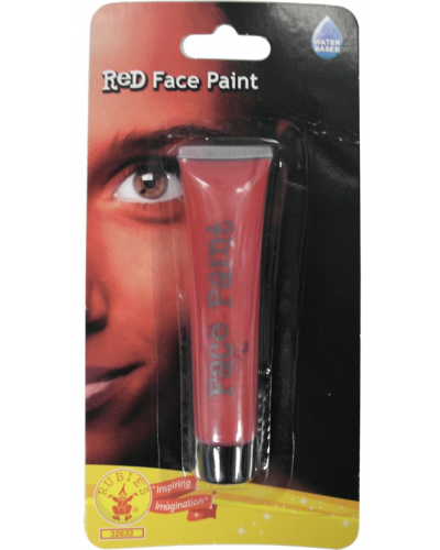 Tube De Peinture Pour Visage Coloris Rouge