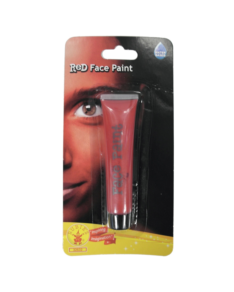 Tube De Peinture Pour Visage Coloris Rouge