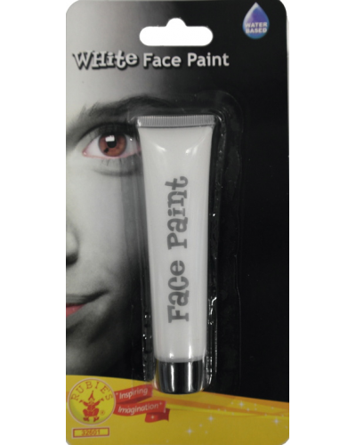 Tube De Peinture Pour Visage Coloris Blanc