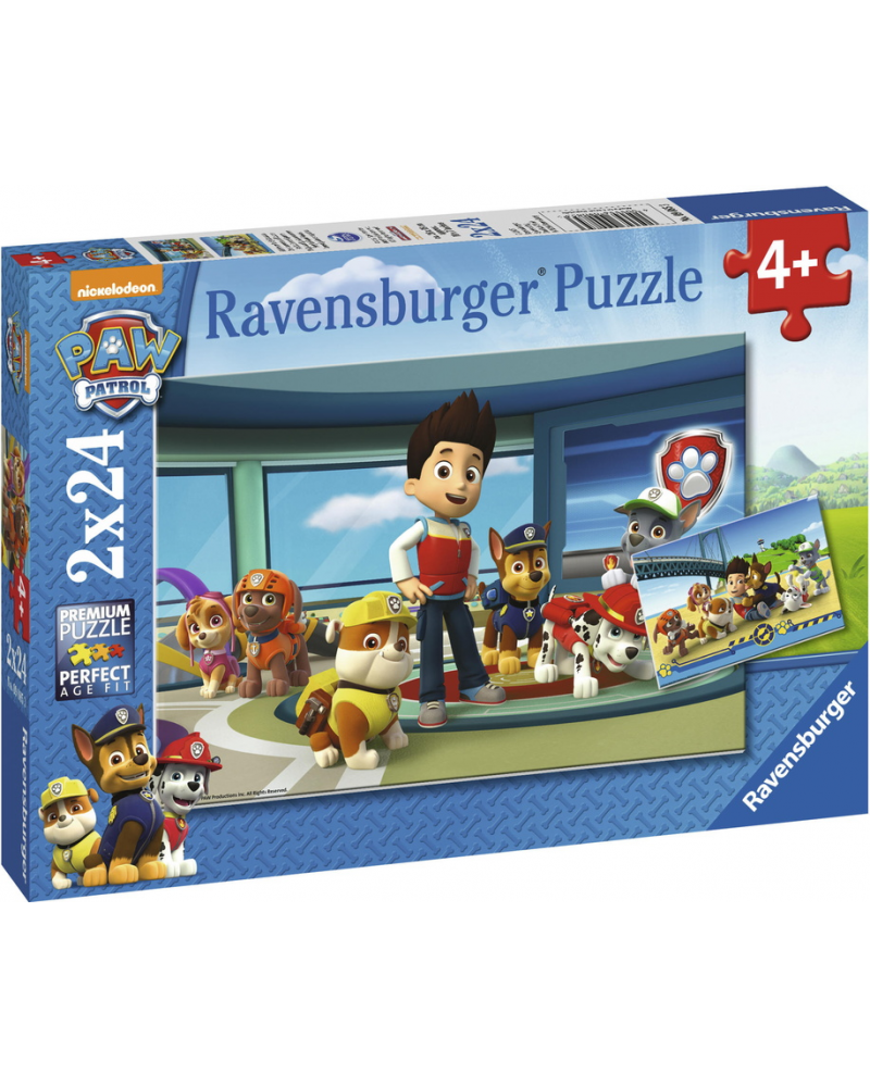 Puzzles 2x24 p - Des museaux efficaces / Pat'Patrouille