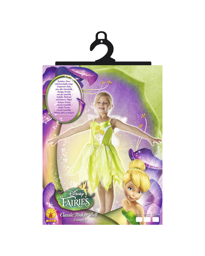 Disney Princesse - Déguisement Classique Fée Clochette Taille M