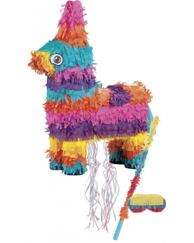 Original Pinatas Cheval Multicolore