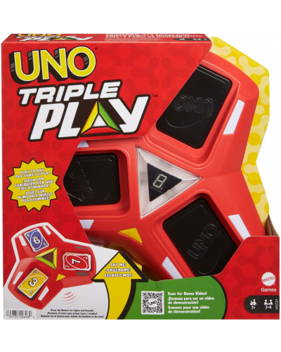 Mattel Games - Uno triple play - Jeu de cartes