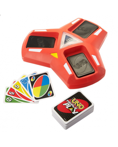 Mattel Games - Uno triple play - Jeu de cartes