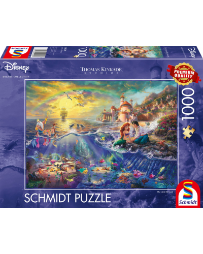 Puzzle 1000 pièces Ariel petite sirène