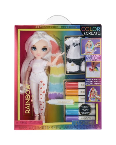 RAINBOW HIGH COLOR & CREATE~FASHION DOLL BLUE EYES